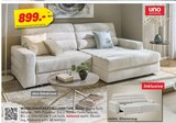 Wohnlandschaft mit Funktion von UNO im aktuellen Höffner Prospekt für 899,00 €