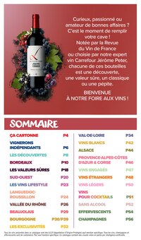 Catalogue de la semaine "FOIRE AUX VINS" avec 2 pages, valide du 01/10/2026 au 18/10/2026 pour Le Havre et alentours Prospectus de la semaine "FOIRE AUX VINS" avec 2 pages, valide du 01/10/2026 au 18/10/2026 pour Le Havre et alentours