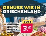 Aktuelles Die Rostocker Frische Nackensteaks mariniert Whiskey oder griechische Art Angebot bei Netto mit dem Scottie in Dresden ab 3,99 €