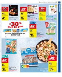 Offre Crevettes surgelées dans le catalogue Carrefour du moment à la page 23