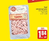 EDEKA - mild würzige Lyoner Angebot im Prospekt mild würzige Lyoner bei EDEKA im Prospekt "" für 1,84 €