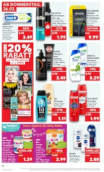 L'Oreal Angebot im Kaufland Prospekt, gültig von 26.03.2026 bis 01.04.2026 L'Oreal Angebot im aktuellen Kaufland Prospekt auf Seite 46