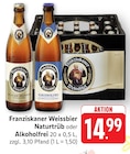 Weissbier Naturtrüb Angebote von Franziskaner bei E center Freiburg für 14,99 €