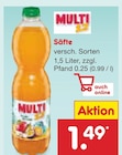 Säfte bei Netto Marken-Discount im Prospekt "" für 1,49 €
