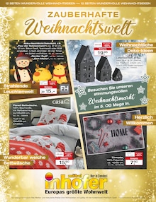 Möbel Inhofer Prospekt ZAUBERHAFTE Weihnachtswelt mit  Seiten in Ehingen (Donau) und Umgebung