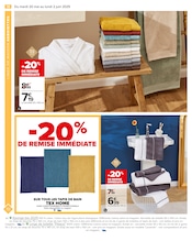 Tapis Angebote im Prospekt "Le linge de maison, c'est nous, la vie qui va avec c'est vous." von Carrefour Tapis Angebote im Prospekt "Le linge de maison, c'est nous, la vie qui va avec c'est vous." von Carrefour auf Seite 20