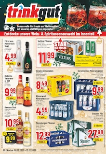 Trinkgut Prospekt der Woche "Aktuelle Angebote" Seite 1, 08.12.2025 bis 13.12.2025 für Viersen Aktueller Trinkgut Prospekt "Aktuelle Angebote" Seite 1 von 18 Seiten für Viersen