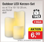 Aktuelles Outdoor LED Kerzen-Set Angebot bei Zimmermann in Magdeburg ab 6,99 €