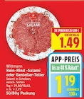 Rein-Rind-Salami von Wiltmann im aktuellen E center Prospekt für 1,19 €