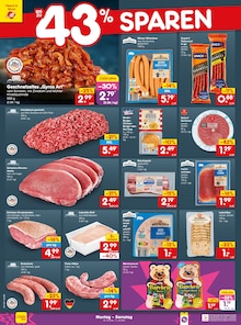 Hackfleisch im aktuellen Netto Marken-Discount Prospekt (Mannheim) Hackfleisch im Netto Marken-Discount Prospekt "Aktuelle Angebote" mit 53 Seiten (Mannheim)