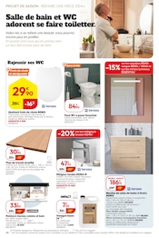 Promos WC dans le catalogue "Le festival des petits travaux" de Weldom WC en promo dans le catalogue Weldom à la page 20