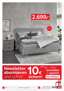 Bett im XXXLutz Prospekt "JOOP! Aktionswochen" mit 22 Seiten (Stuttgart)