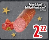 Puten-Salami oder Geflügel-Sportsalami Angebote bei EDEKA Friedrichshafen für 2,22 €