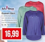 Kaufhaus Stolz Pantelitz - Damen-Shirt Angebot im Prospekt Damen-Shirt bei Kaufhaus Stolz im Pantelitz Prospekt für 16,99 €