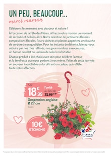 Prospectus Botanic de la semaine "FÊTE DES MÈRES À PRIX TOUT DOUX" avec 2 pages, valide du 21/05/2025 au 25/05/2025 pour Ville-la-Grand et alentours