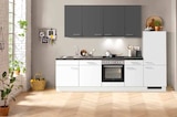 Küche Weiß mit Absetzung Grafit Angebote bei Segmüller Nürnberg für 1.799,00 €