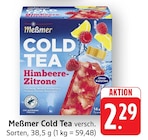 Cold Tea Himbeere-Zitrone im Angebot bei E center in Esslingen Cold Tea Himbeere-Zitrone Angebote von Meßmer bei E center Esslingen für 2,29 €