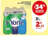 Eau minerale naturelle gazeuse - ST YORRE en promo chez Super U Eau minerale naturelle gazeuse - ST YORRE dans le catalogue Super U