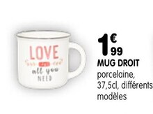 L'incroyable Arques - MUG DROIT Promo MUG DROIT dans le catalogue L'incroyable "Numéro spécial Noël" à Arques