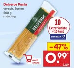 Pasta von Delverde für 0,99 € bei Netto Marken-Discount im Angebot Pasta von Delverde im aktuellen Netto Marken-Discount Prospekt
