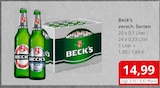 Aktuelle Bier Angebote bei Getränkefachmarkt Rausch in Marburg Aktuelles Beck's Angebot bei Getränkefachmarkt Rausch in Marburg ab 14,99 €