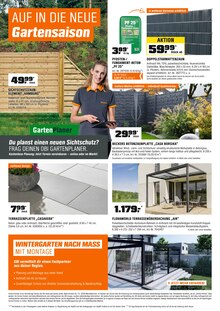 Terrassenplatten im OBI Prospekt "BIBERSTARKE ANGEBOTE" mit 13 Seiten (Leipzig)