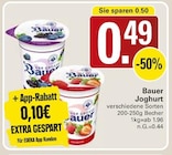 Joghurt im WEZ Prospekt zum Preis von 0,49 €