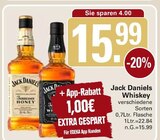 Aktuelle Jack Daniels Angebote bei WEZ in Bad Oeynhausen Aktuelles Whiskey Angebot bei WEZ in Bad Oeynhausen ab 15,99 €