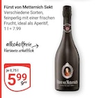 Aktuelle Sekt Angebote bei GLOBUS in Krefeld Aktuelles Fürst von Metternich Angebot bei GLOBUS in Krefeld ab 5,99 €