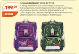 Schulranzenset Butterfly Night Nuala oder Dino Night Tyro Angebote von Step by Step bei Müller Maintal für 199,00 €