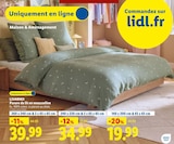 Parure de lit en mousseline - LIVARNO en promo chez Lidl Bayonne à 19,99 €