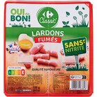 Lardons conservation sans nitrite - CARREFOUR CLASSIC' en promo chez Carrefour Market Lardons conservation sans nitrite - CARREFOUR CLASSIC' dans le catalogue Carrefour Market