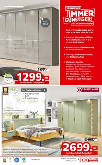 Schlafzimmer Angebot im aktuellen Segmüller Prospekt auf Seite 19