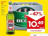 Aktuelles Pils Angebot bei Netto Marken-Discount in Ulm ab 10,49 €