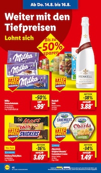 Milka im aktuellen Lidl Prospekt (Göttingen) Milka im Lidl Prospekt "LIDL LOHNT SICH" mit 71 Seiten (Göttingen)