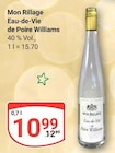 Eau-de-Vie de Poire Williams im Angebot bei GLOBUS in Gotha Eau-de-Vie de Poire Williams Angebote von Mon Rillage bei GLOBUS Gotha für 10,99 €