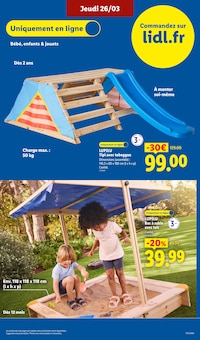 Promotion Jouet Bébé dans le prospectus Lidl, valable du 26/03/2026 au 01/04/2026 Promo Jouet Bébé dans le catalogue Lidl du moment à la page 47