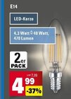 Aktuelles LED-Kerze Angebot bei E center in Reutlingen ab 4,99 €