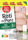 Rôti de porc aux herbes XXL - SAINT ALBY - Lidl à Saint-Étienne Rôti de porc aux herbes XXL - SAINT ALBY en promo chez Lidl Saint-Étienne à 2,79 €