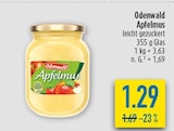Apfelmus im Angebot bei diska in Coburg Apfelmus Angebote von Odenwald bei diska Coburg für 1,29 €