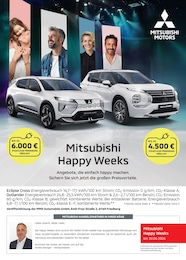 Tankstellen Prospekt von Mitsubishi in Lohr Aktueller Mitsubishi Tankstellen Prospekt für Lohr: Mitsubishi Happy Weeks mit 1} Seite, 16.03.2026 - 12.04.2026