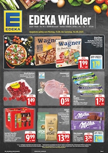 Aktueller EDEKA Prospekt "Wir lieben Lebensmittel!" Seite 1 von 28 Seiten für Bernstadt
