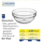 Glasschale von Metro Professional im aktuellen METRO Prospekt für 4,75 €