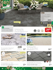 Terrassenplatten im BayWa Bau- und Gartenmärkte Prospekt "Wir feiern, Sie sparen!" mit 30 Seiten (Würzburg)