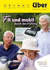 Blutdruckmessgerät im Uber GmbH Prospekt in Wilhelmshaven Aktueller Uber GmbH Prospekt mit Blutdruckmessgerät, "Fit und mobil durch den Frühling", Seite 1