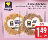 Herzstücke Waffeln Bourbon Vanille bei EDEKA im Nordhalben Prospekt für 1,49 €