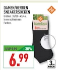 Damen/Herren Sneakersocken Angebote von bambus bei Marktkauf Menden für 6,99 €