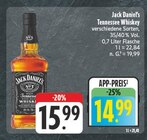 Aktuelles Tennessee Whiskey Angebot bei nah und gut in Zwickau ab 14,99 €