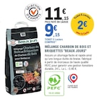 Mélange charbon de bois et briquettes pour barbecue - BEAUX JOURS dans le catalogue E.Leclerc