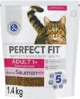 Pour 2 achetés le 3ème article offert le moins cher des 3 sur la gamme croquettes pour chat 1,4 kg perfect fit dans le catalogue Carrefour